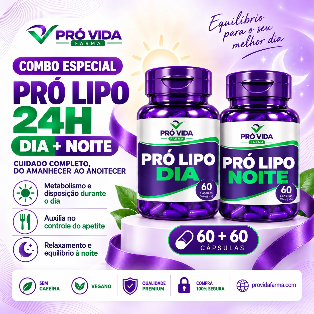 Pro Lipo 24 Horas - Emagrecedor - Pró Vida Farma