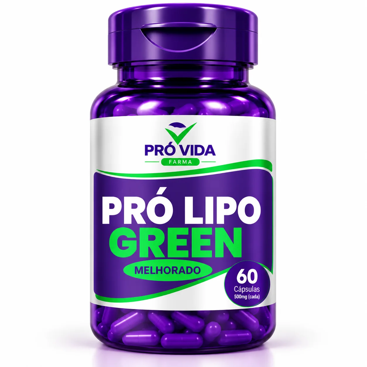 Pro Lipo Green Melhorado (Fórmula Antiga) - 60 Cápsulas - Pró Vida Farma
