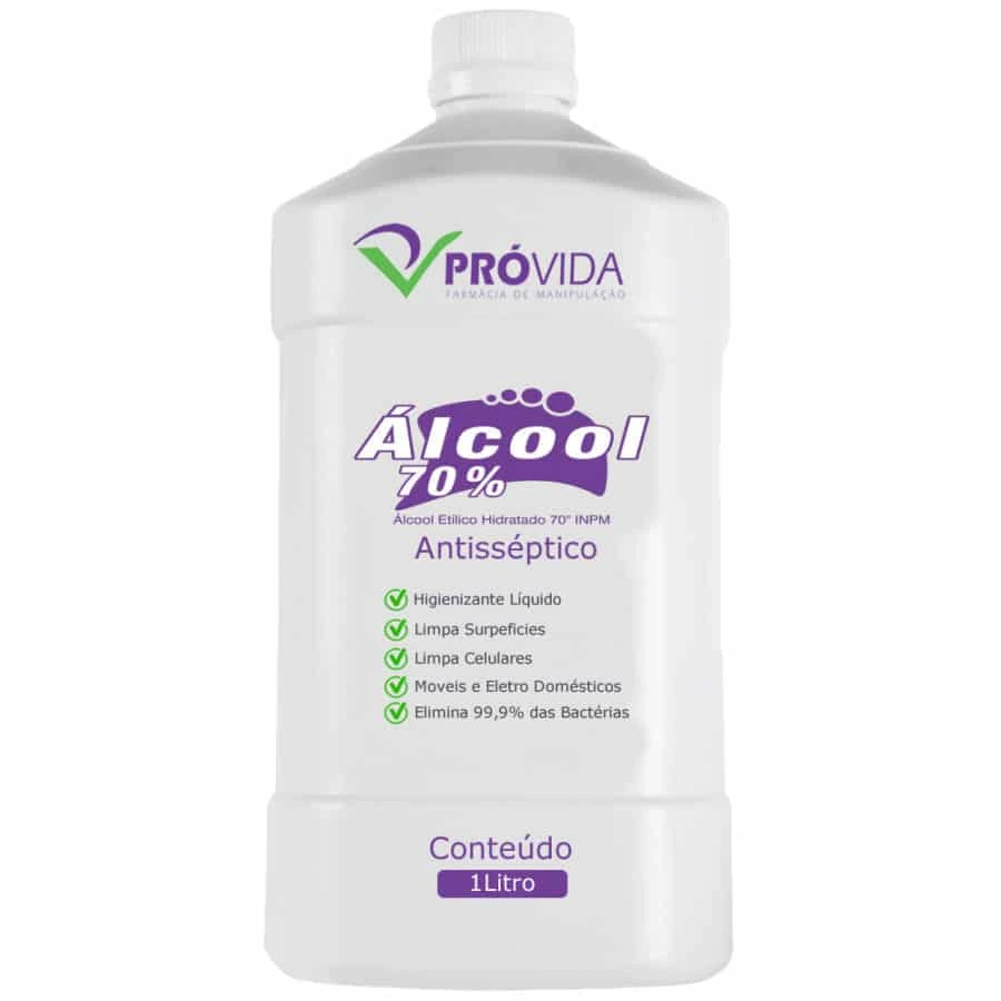 Álcool Líquido 70% 1 Litro
