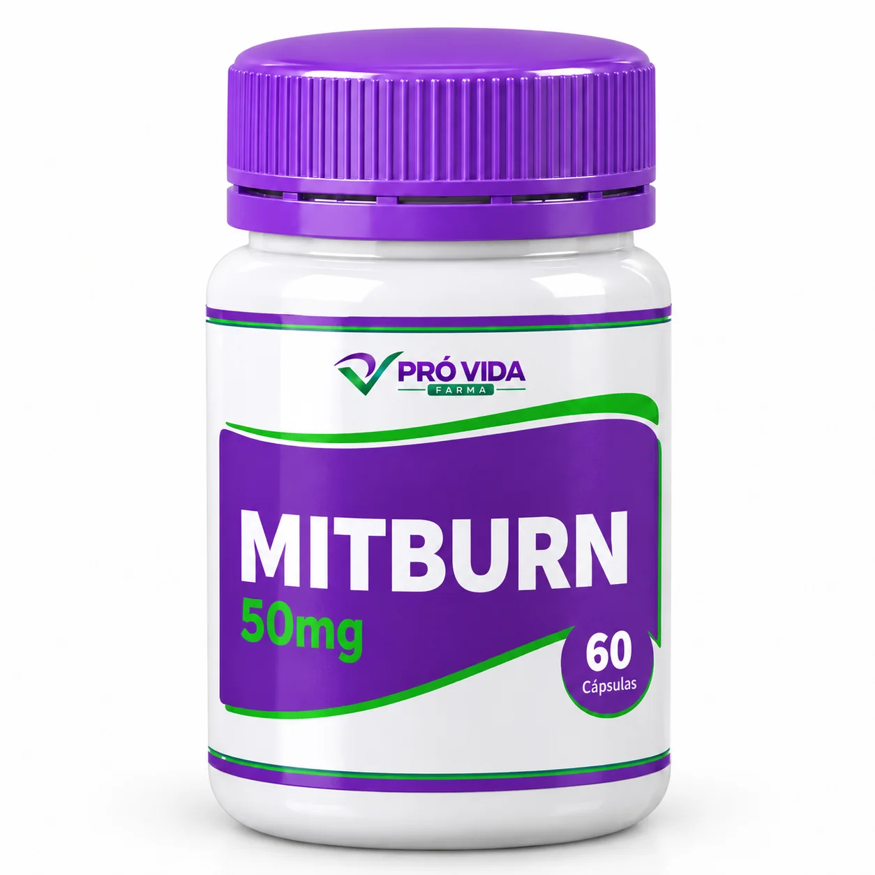 MITBURN 50MG - 60 Cápsulas - Pró Vida Farma