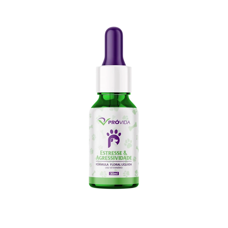 Floral Estresse & Agressividade uso veterinário qsp 30 ml 