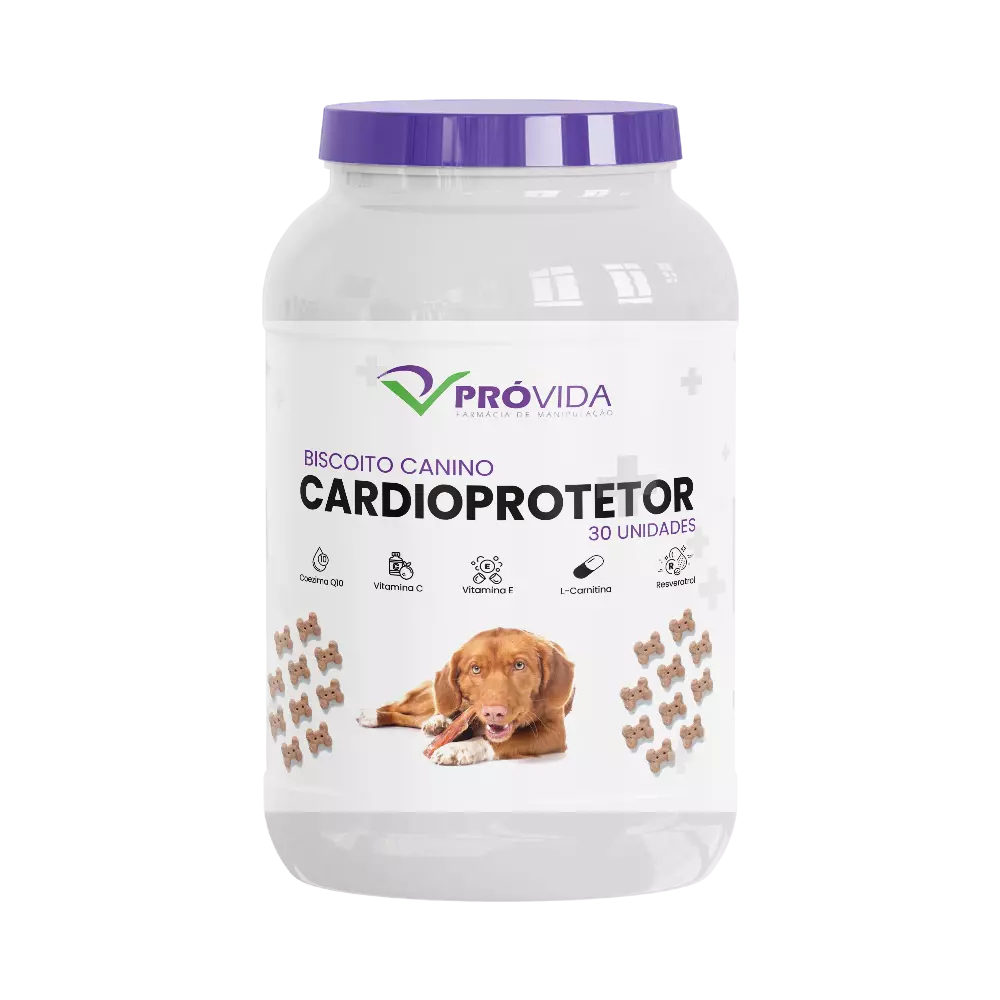 BISCOITO CARDIOPROTETOR CANINO - 30 UNIDADES 