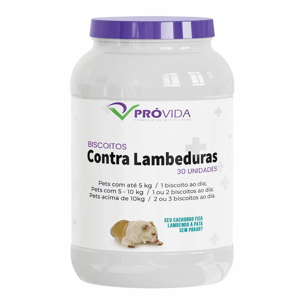 Biscoito Contra Lambeduras 30 unidades