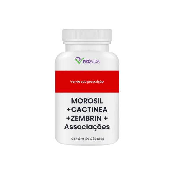 MOROSIL +CACTINEA  +ZEMBRIN + Associações - 60 Cápsulas - Pró Vida Farma