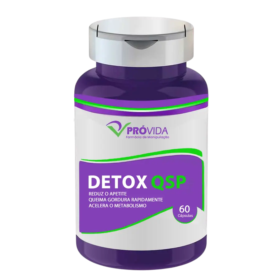 Detox QSP - 60 Cápsulas - Pró Vida Farma