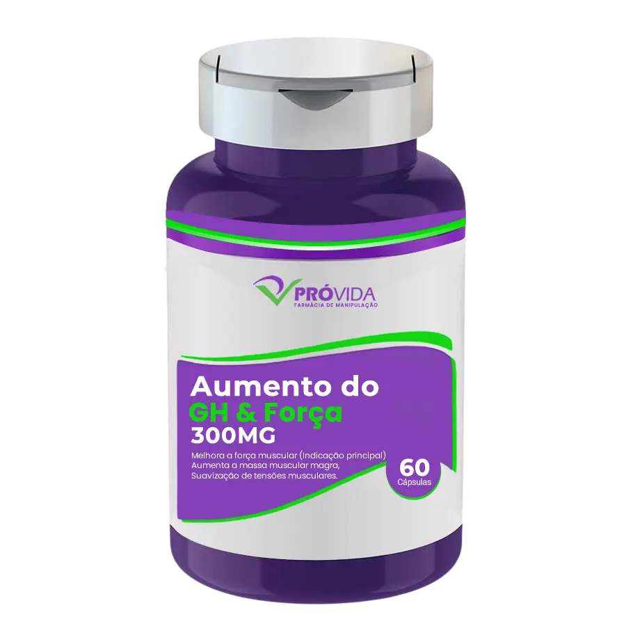 AUMENTO DO GH E FORÇA- 60 CÁPSULAS - Pró Vida Farma