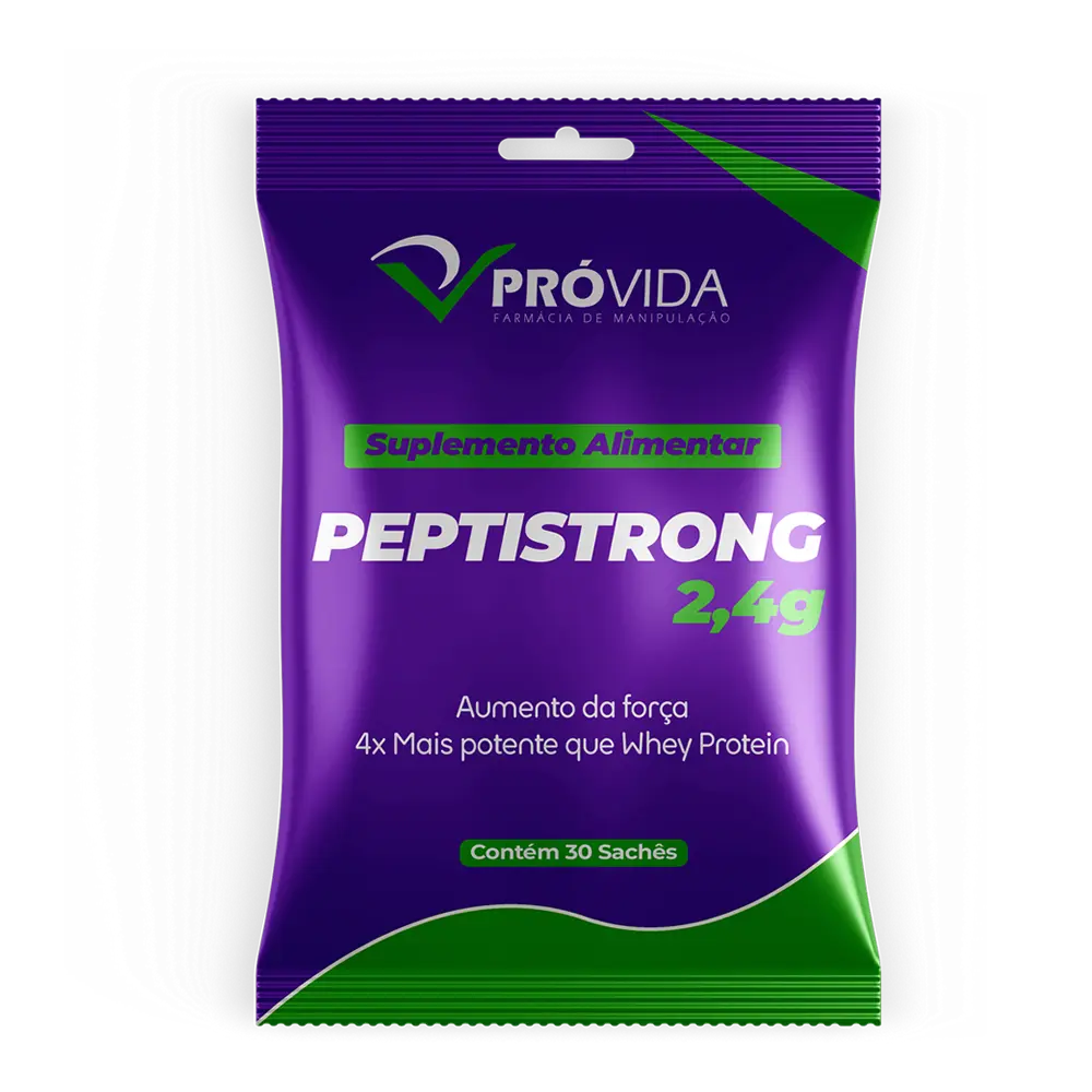 PEPTISTRONG 2,4g - 30 Sachês - Pró Vida Farma