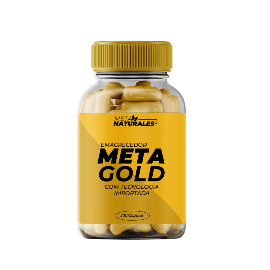Meta Gold - Potente Redutor de Medidas - 300 Cápsulas - Pró Vida Farma