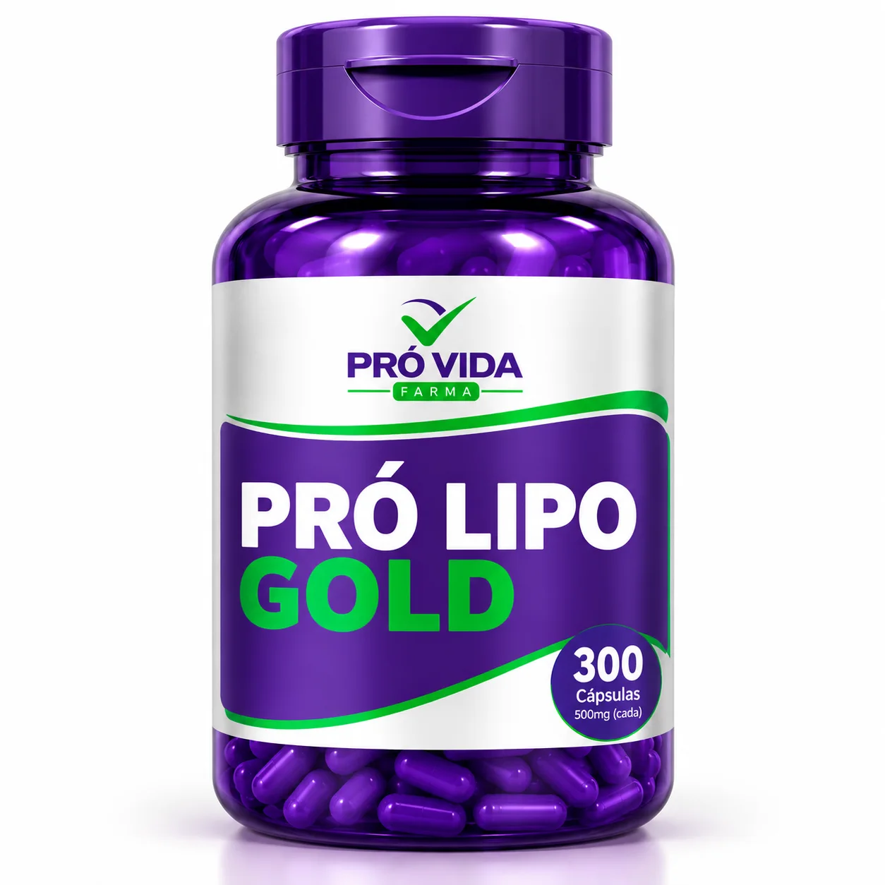 Pro Lipo Gold (Fórmula Antiga) - 300 Cápsulas - Pró Vida Farma