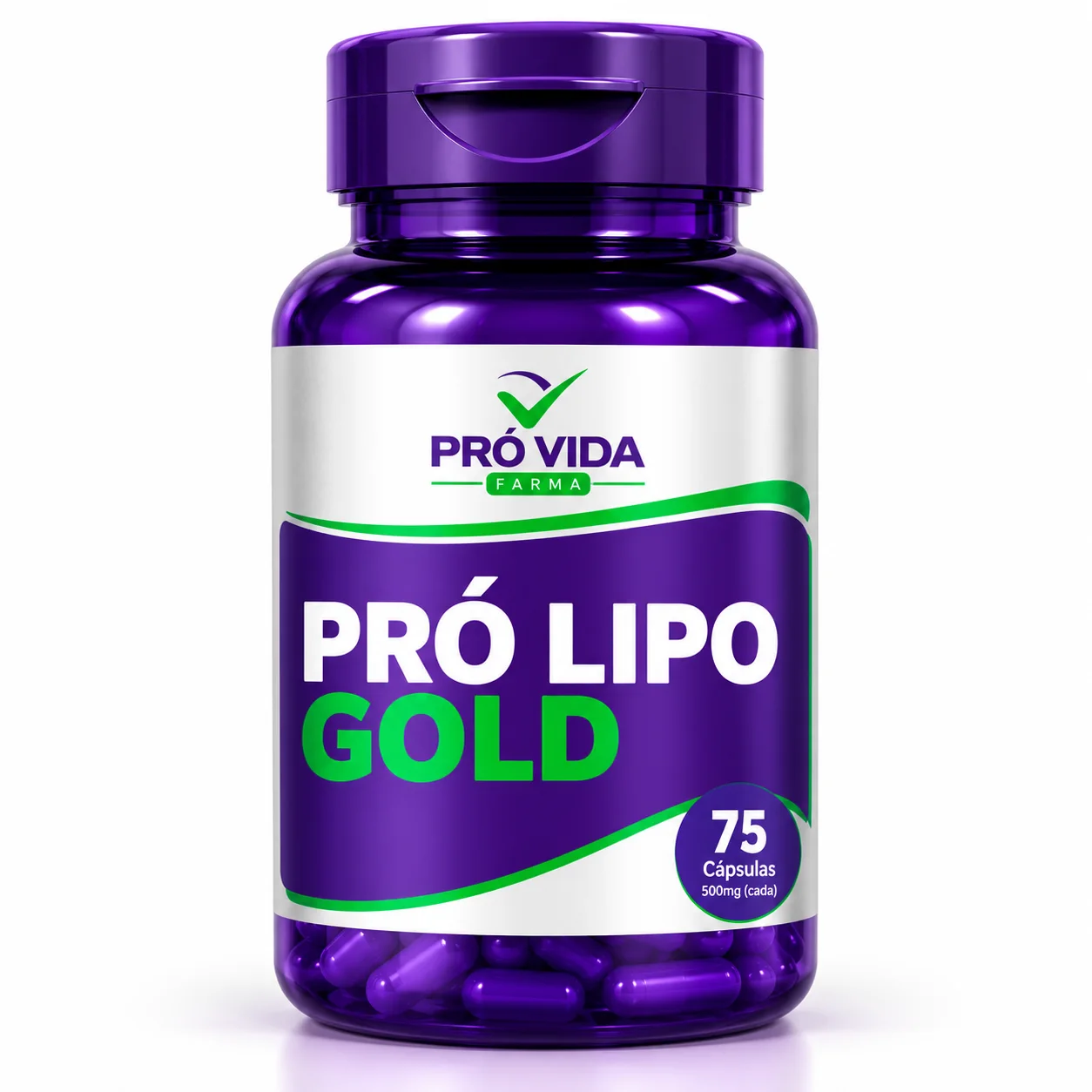 Pro Lipo Gold (Fórmula Antiga) - 75 Cápsulas - Pró Vida Farma