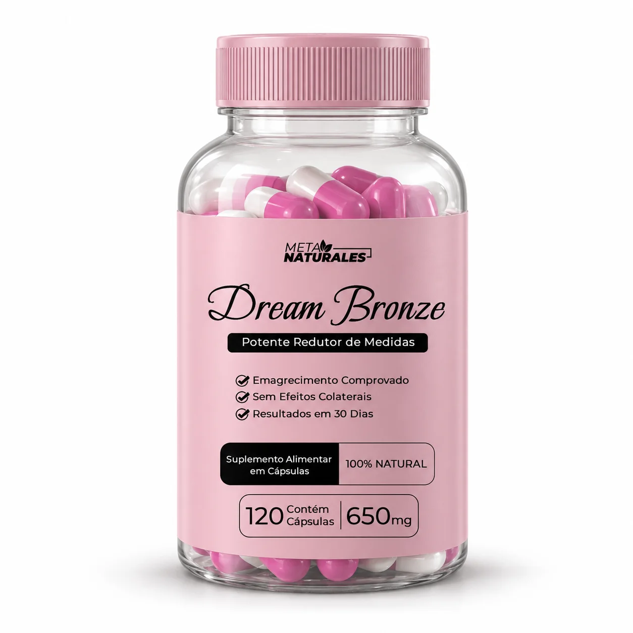 Dream Bronze - Potente Redutor de Peso - 120 Cápsulas - Pró Vida Farma
