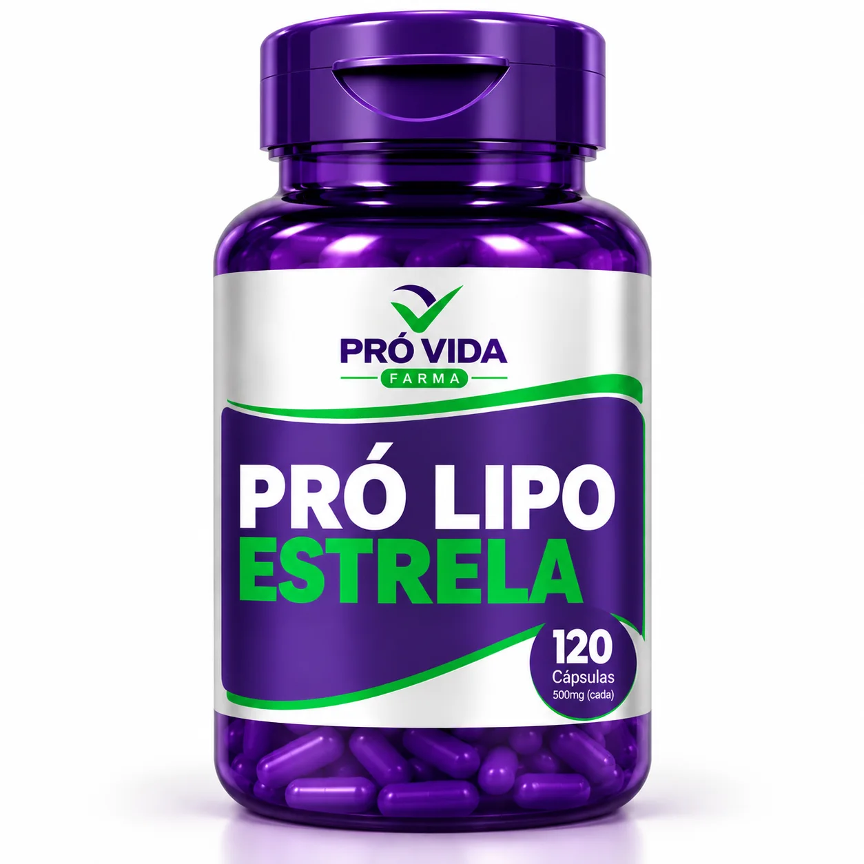 Pró Lipo Estrela - 120 Cápsulas - Pró Vida Farma