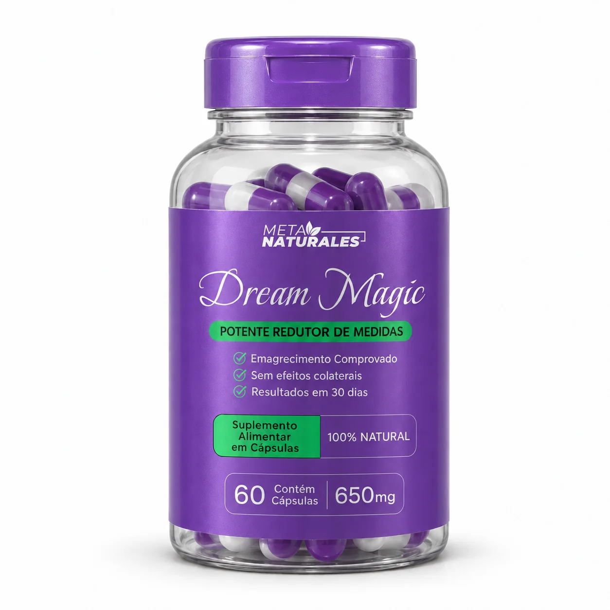 Dream Magic - Potente Redutor de Peso - 60 Cápsulas