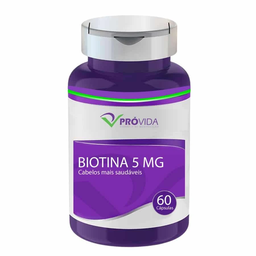 BIOTINA 5 MG - Pró Vida Farma