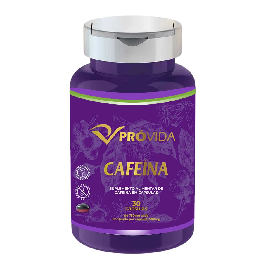 Cafeina 200 mg - 30 Cápsulas - Pró Vida Farma
