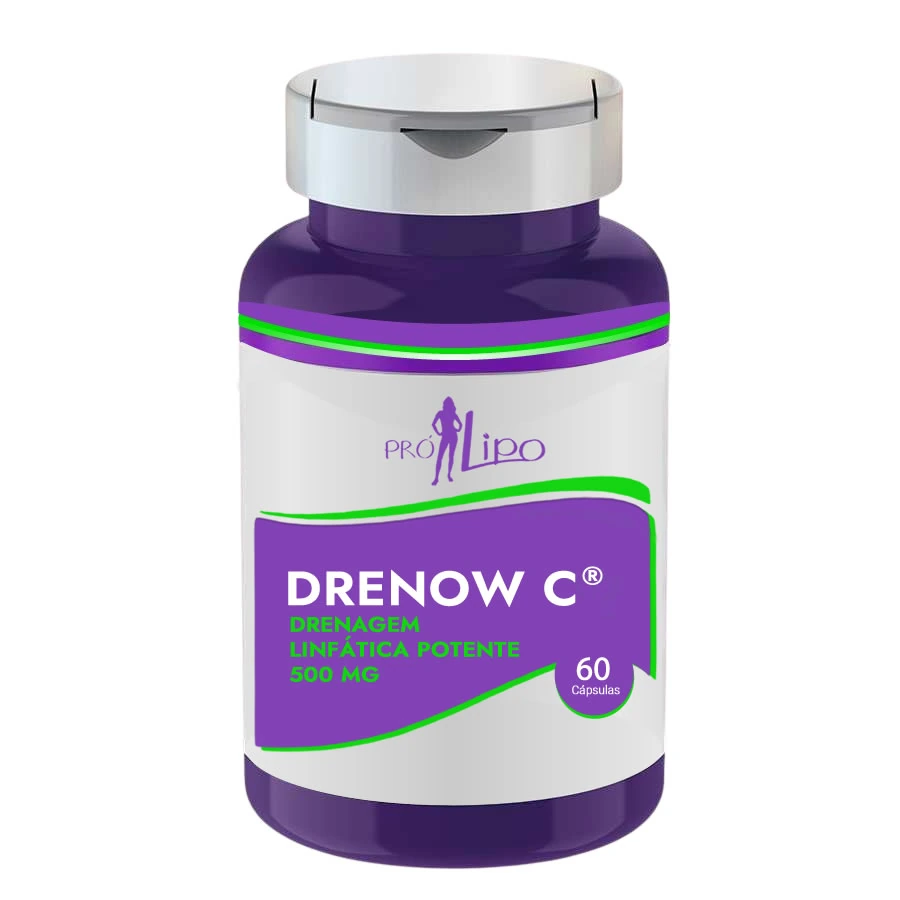DRENOW C® - DRENAGEM LINFÁTICA POTENTE 500 MG - Pró Vida Farma