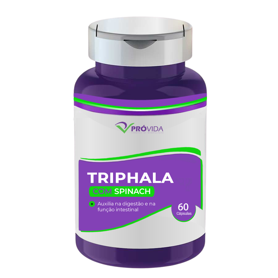 TRIPHALA + SPINACH - 60 CÁPSULAS - Pró Vida Farma